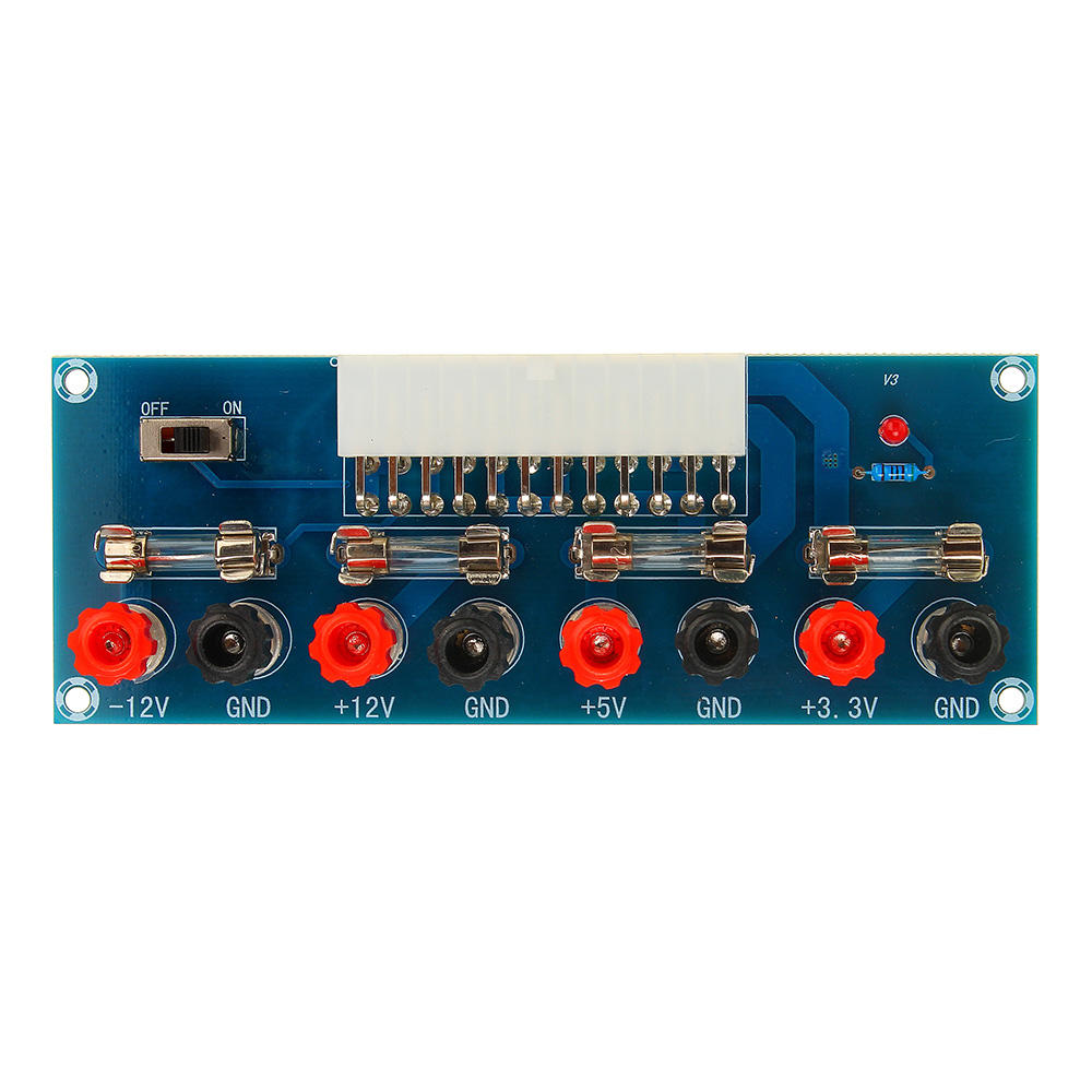 10 stuks xh-m229 desktop computer chassis voeding module atx transfer board power output terminal module
