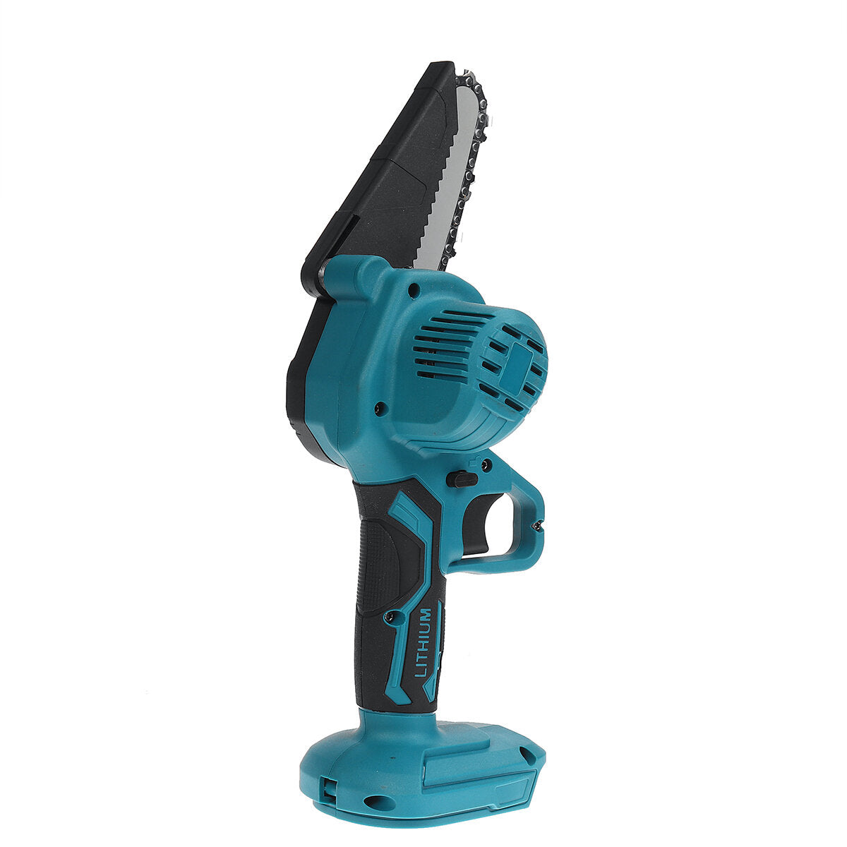 4 inch elektrische kettingzaag mini draadloze 550 w eenhandige zaag houtbewerking houtsnijder w / 1 st of 2 stuks batterij voor makita
