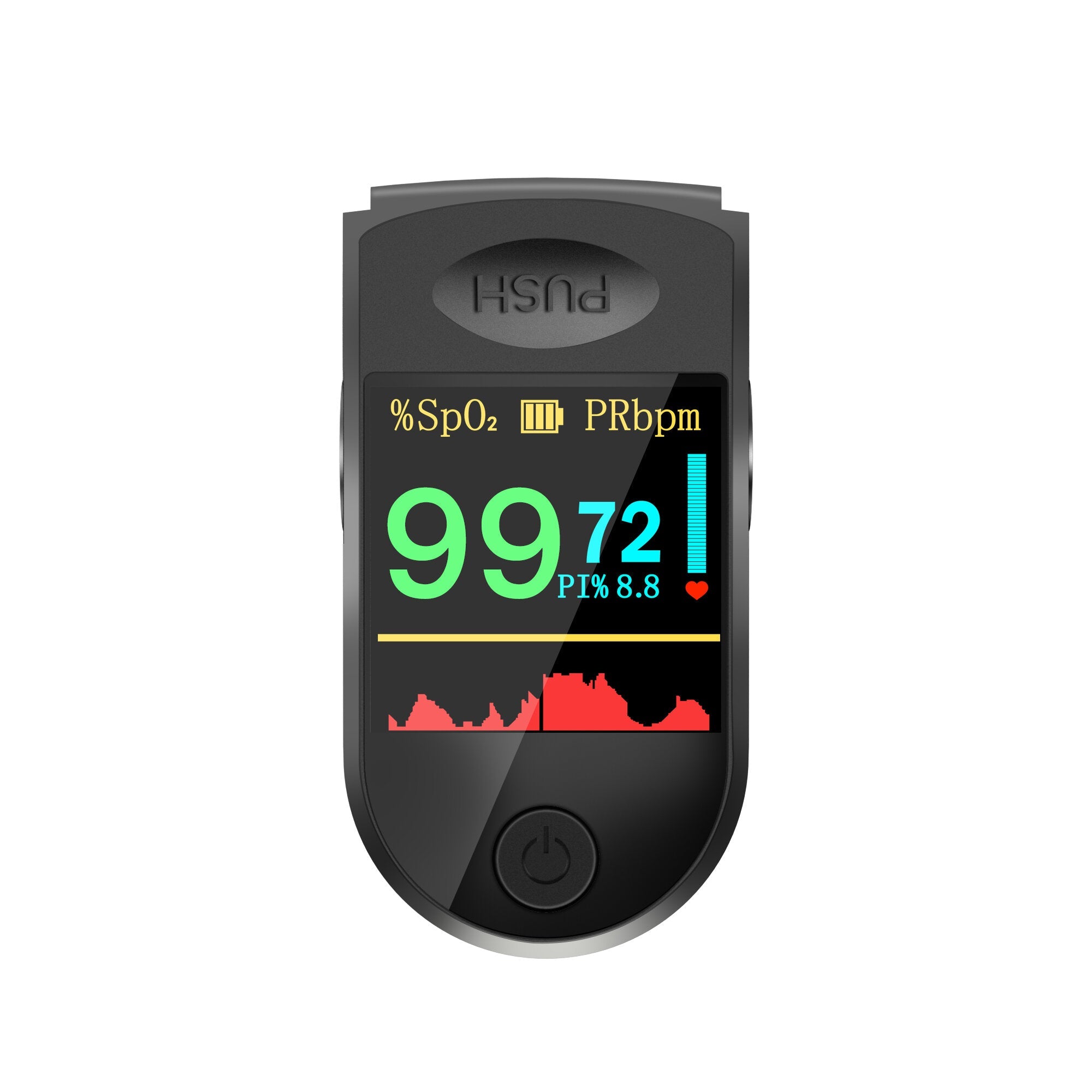 boxym p2000 vingerklem hd oled pulsoxymeter vinger bloedzuurstof satur ...