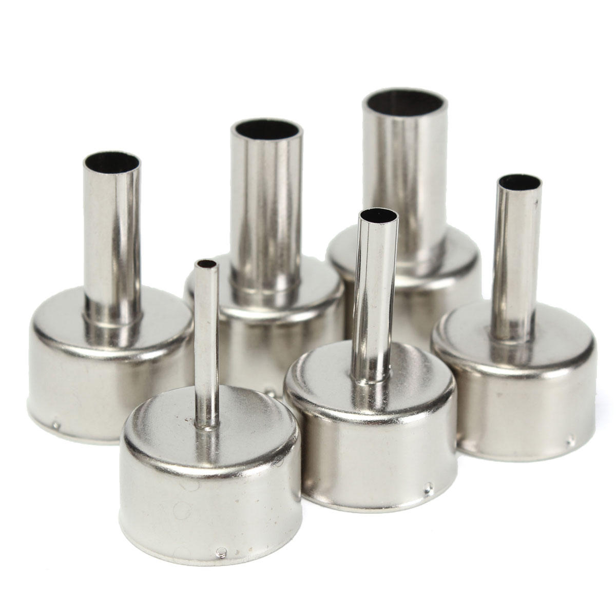 6 stuks 3/5/6/8/10/12mm circulaire mondstukken voor hetelucht soldeerstation 858a 858d