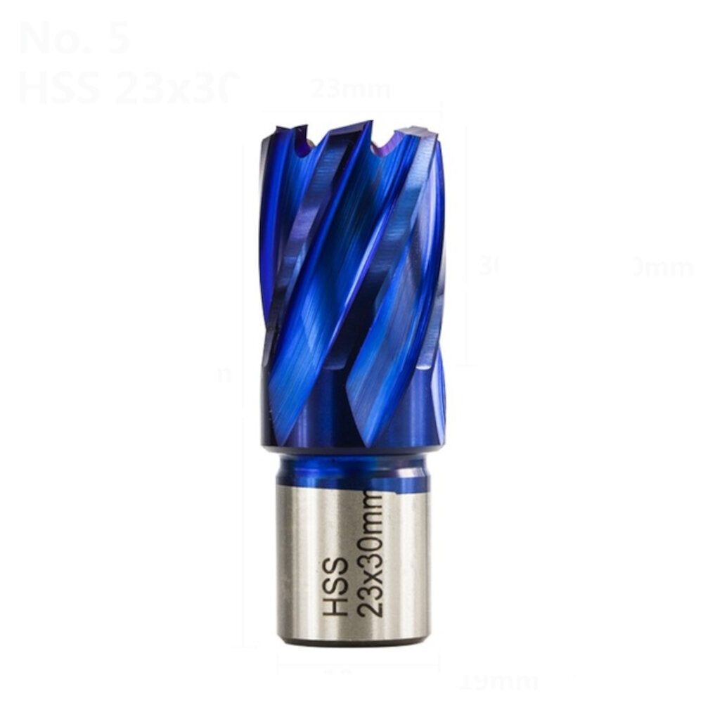 12-42mm snijdiameter hss gatopener kernboor weldon shank nano blauw gecoate ringvormige snijder holle boor metaalboor