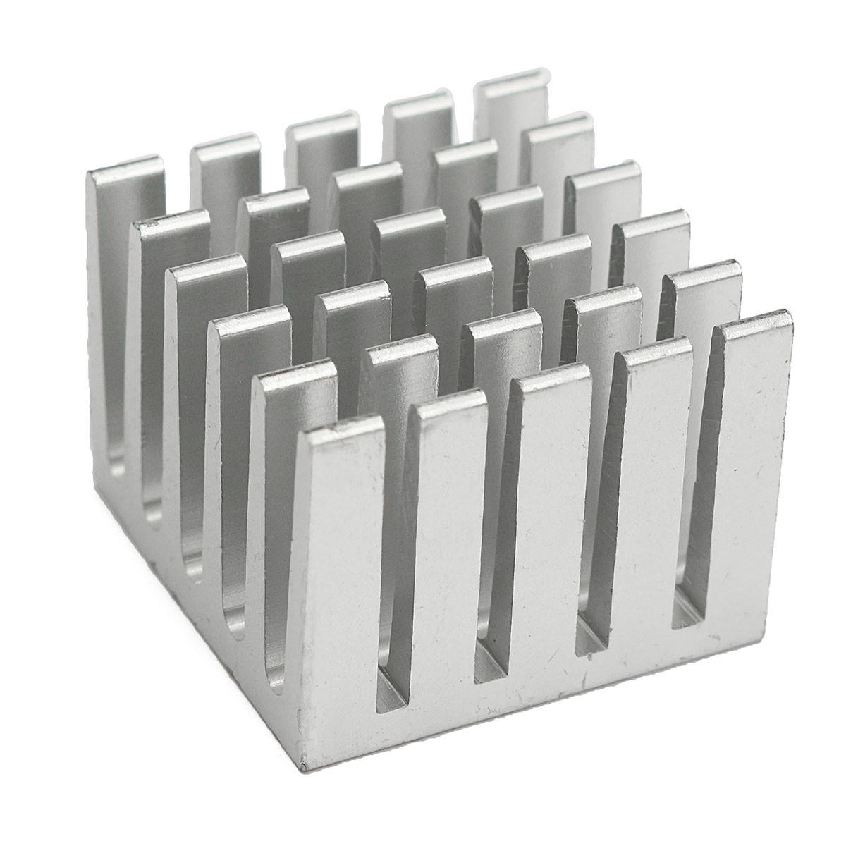 20 stuks 20x20x15mm dhz cpu ic chip koellichaam geëxtrudeerde koeler aluminium koellichaam