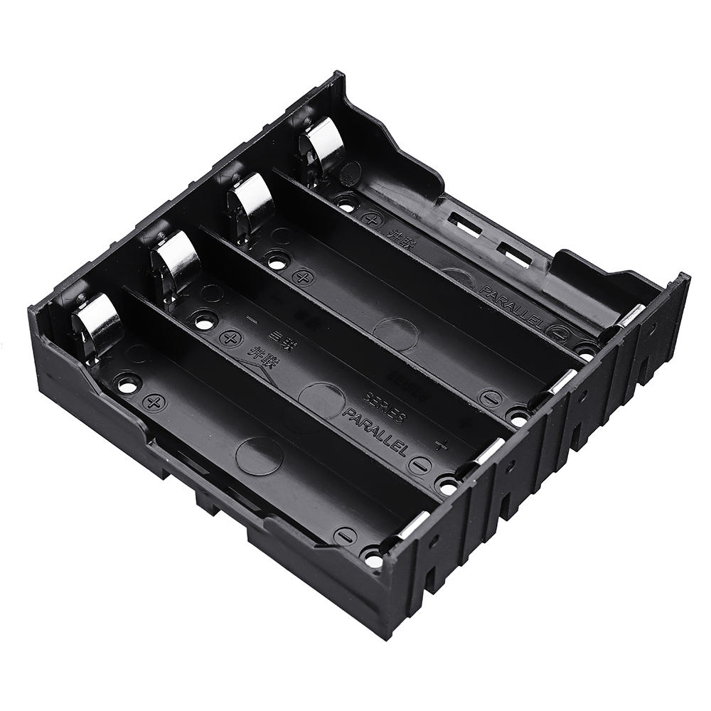 3 stuks 4 slots 18650 batterij houder plastic case opbergdoos voor 4*3.7 v 18650 lithium batterij met 8pin