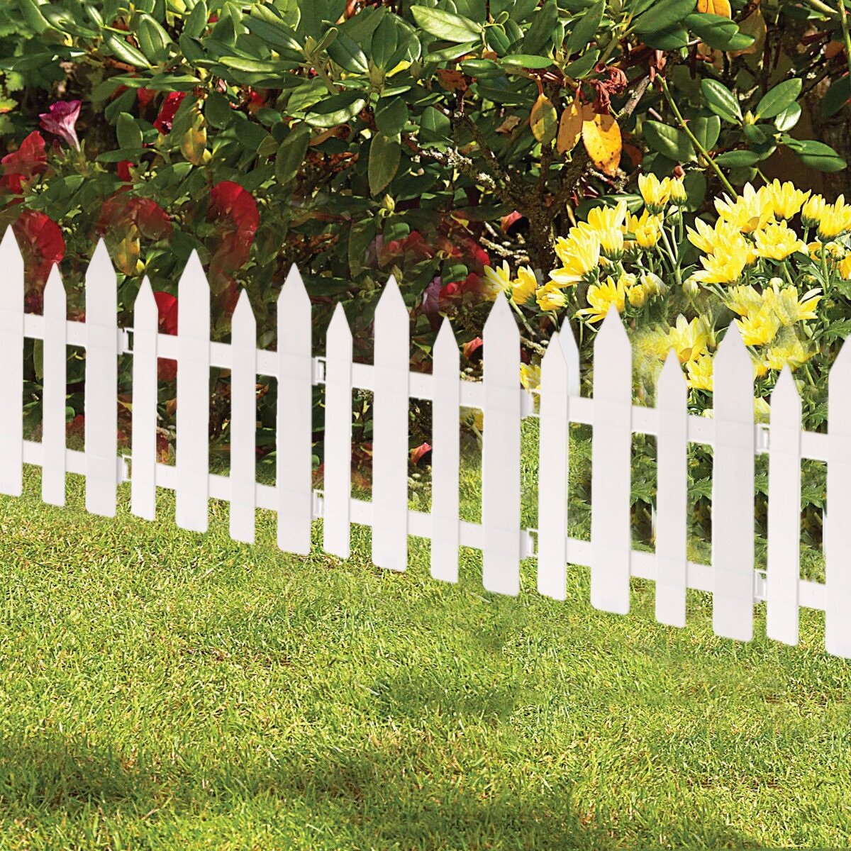 12/24 stuks outdoor pvc plastic wit hek tuin bloempot parterre huisdier hek decoratie hondenkennel kooi: