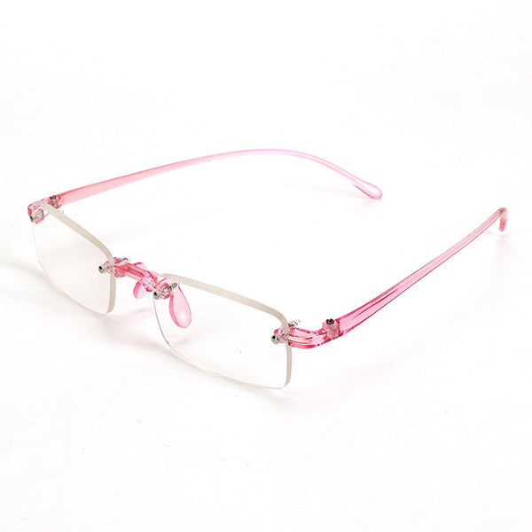 roze rimless licht presbyopische lezenbril vermoeidheid verminder strength 1.0 1.5 2.0 2.5 3.0