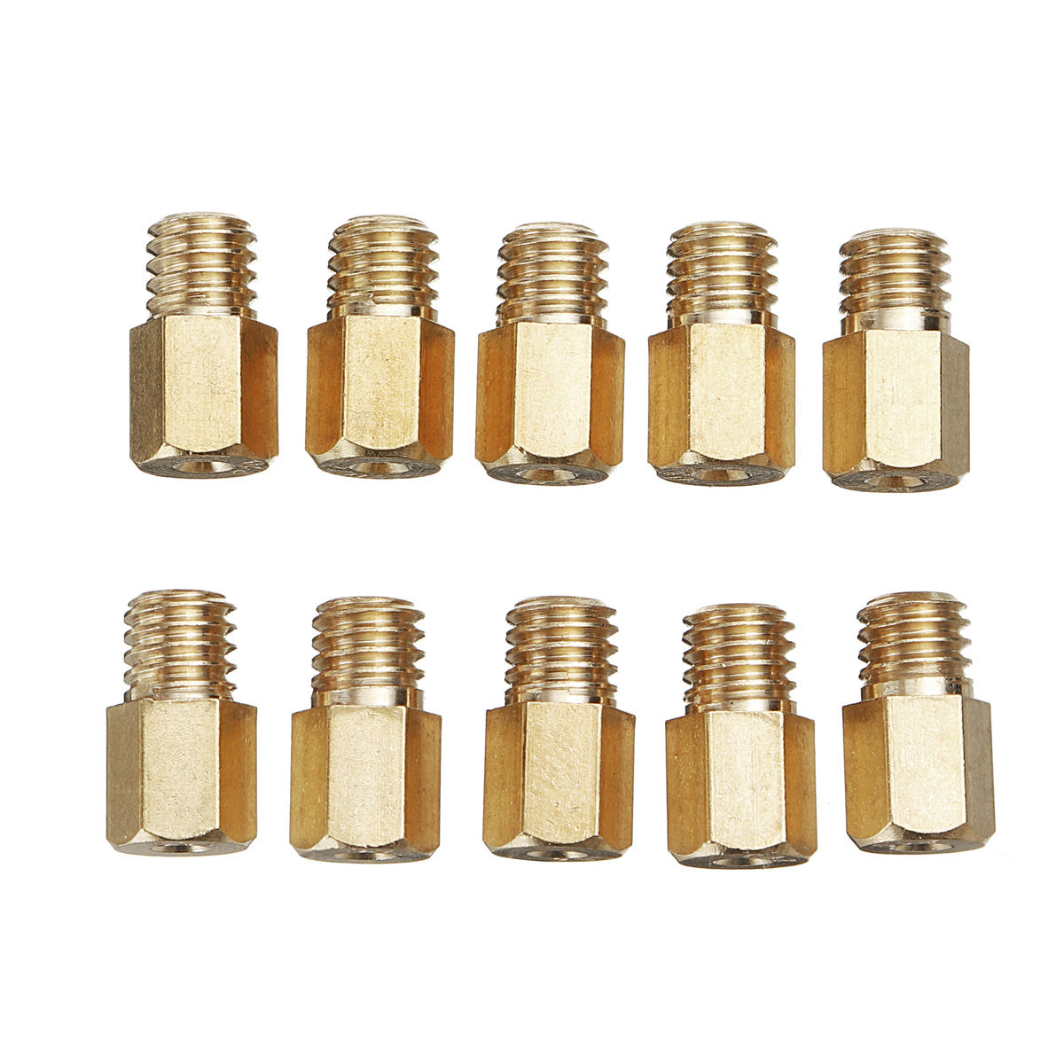10 stuks hex style carburateur hoofdjets set voor mikuni vm tm tmx carb 200-290