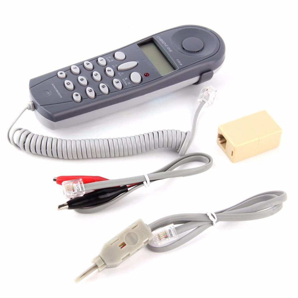 telefoon telefoon butt test tester lineman tool netwerkkabel set netwerkkabel tester met connectoren en joiner drop shipping