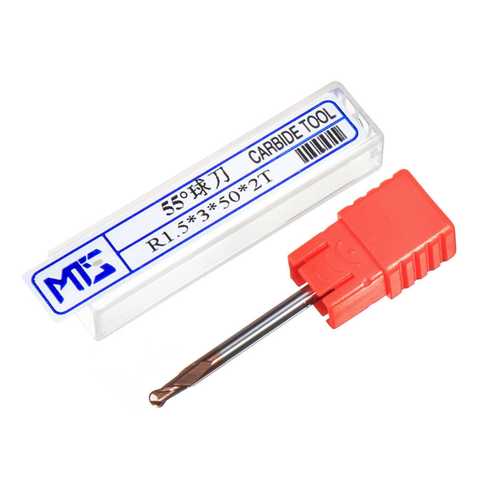 0.5-4 mm hardmetalen altin hrc55 kogel-neusfrees snijder van wolfraamstaal