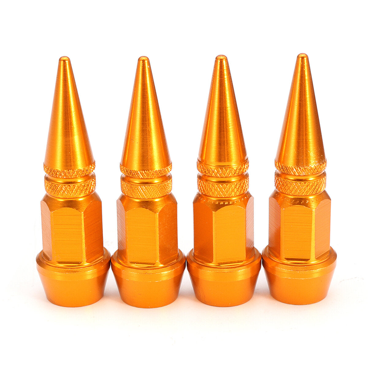 4 stuks band stofdicht wiel stem ventieldopjes aluminium auto auto fiets spike vorm