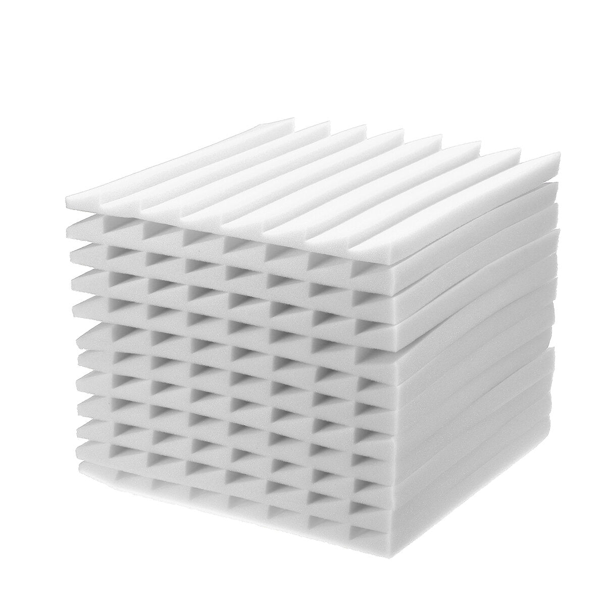 12 stuks 30x30x2.5 cm geluidsisolatie schuim akoestische wandpanelen studio geluiddicht schuim