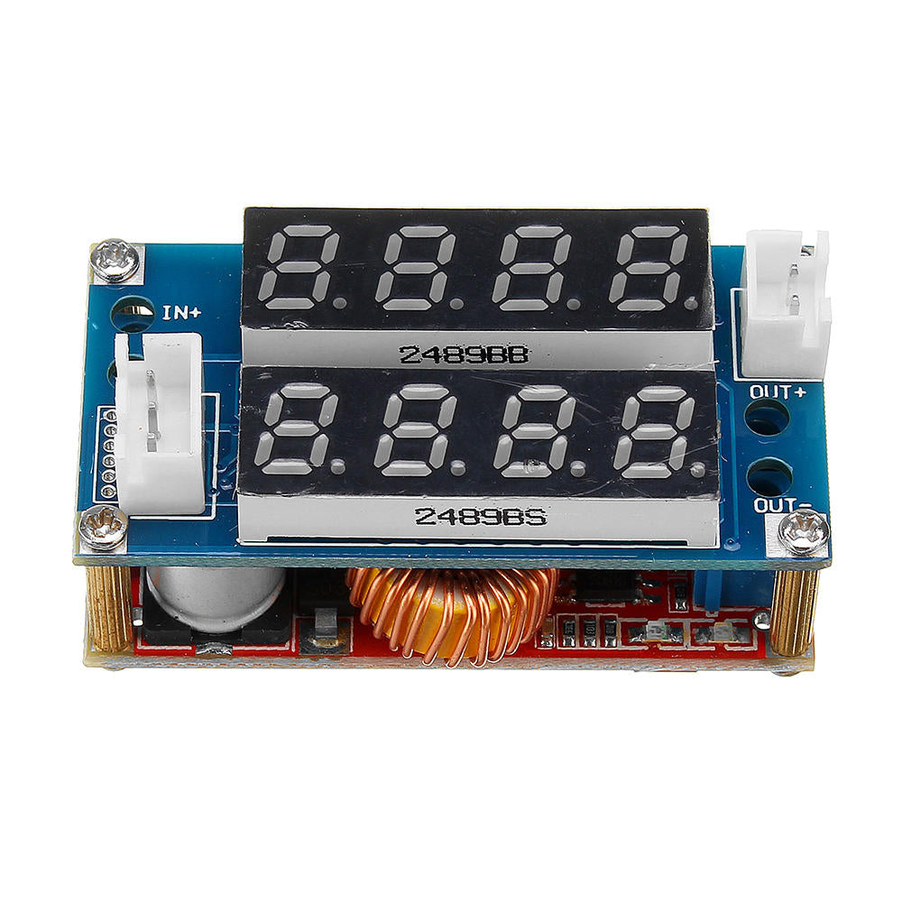 5a cc cv step down digitale instelbare ontvanger charge module met led-display blauw / rood