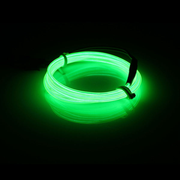 1m el led flexibel soft buisdraad neon glow car strip strip light kerst decor dc 12v