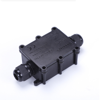 deenlai 2p/3p/4p kleine plastic pc ip68 waterdichte elektrische aansluitdoos 713 met terminal with