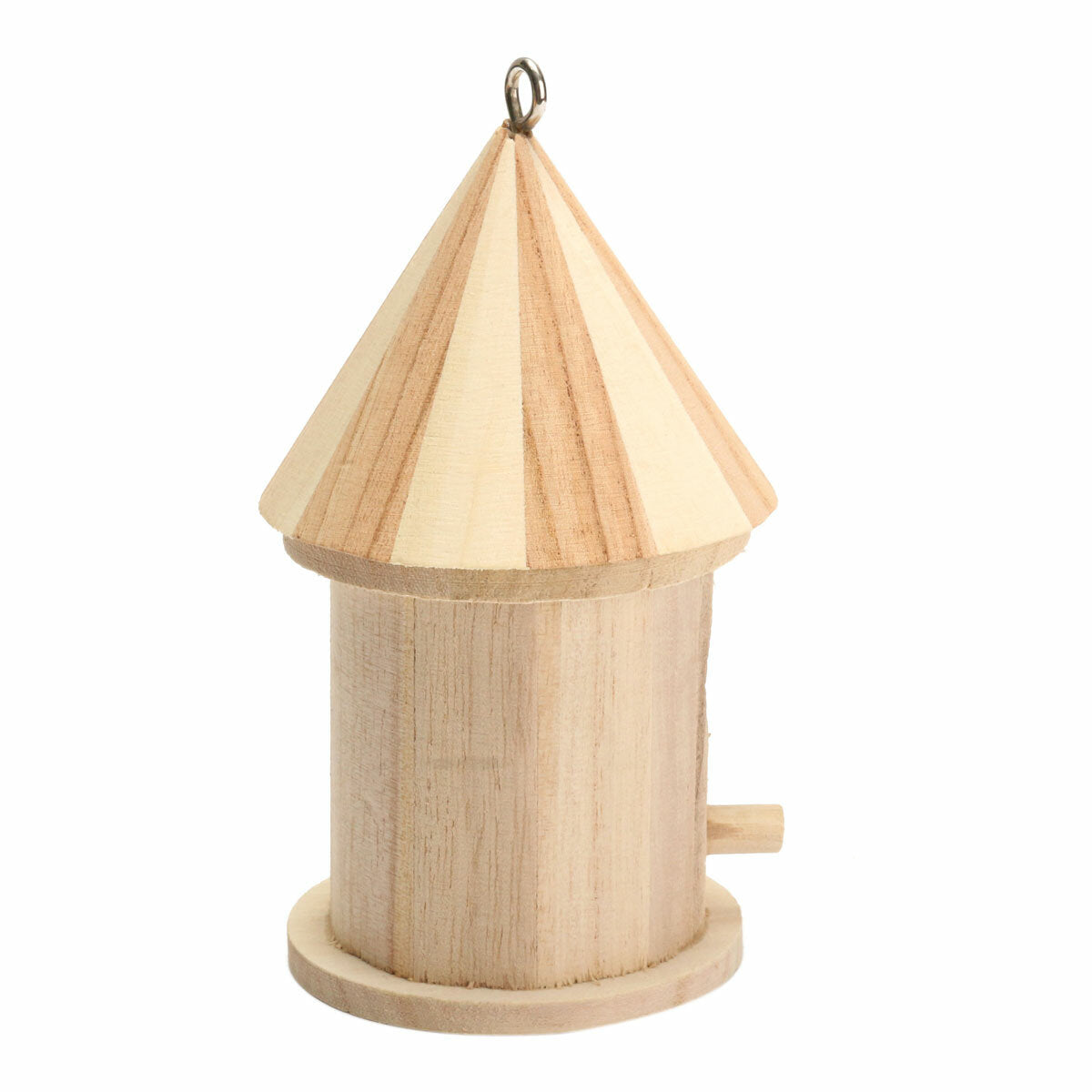 hout houten vogelhuis vogelhuis schuur tuin yard opknoping decor 16x7.8cm