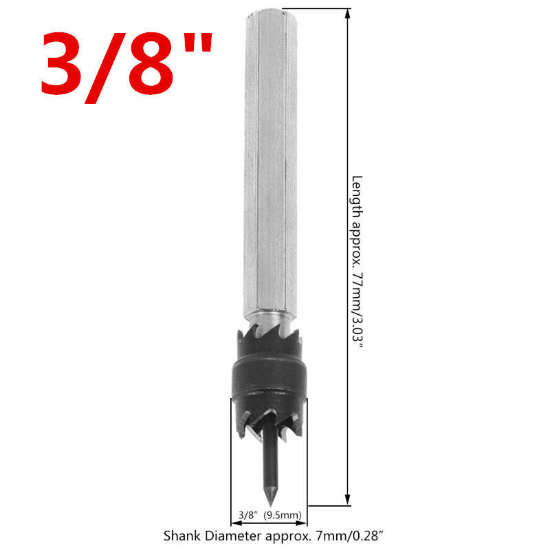 3/8 of 5/16 inch hss dubbelzijdige roterende puntlas cutter boor lassen remover tool