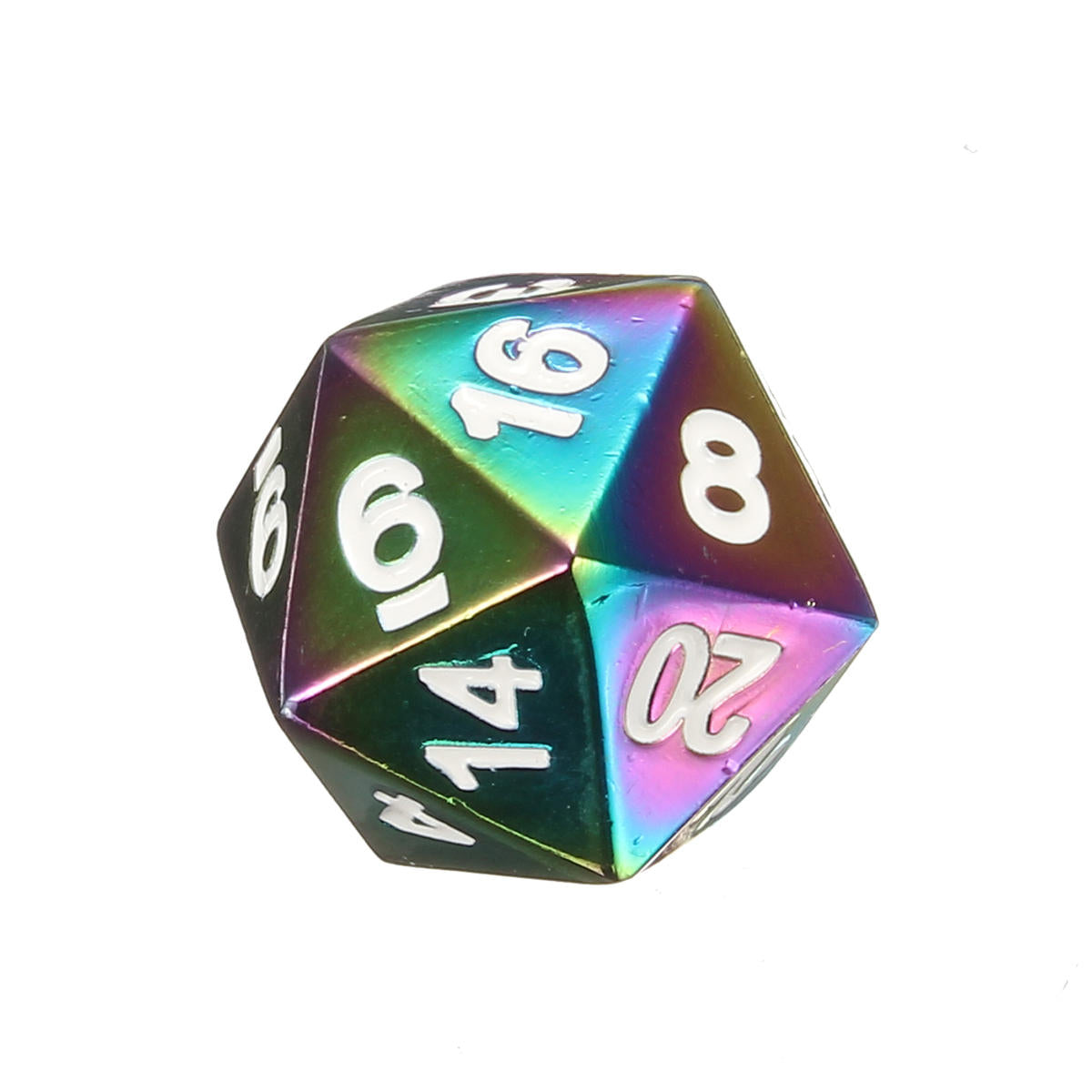 7 stuks colorful zinklegering polyhedral dice set bordspel multisided dobbelstenen gadget: