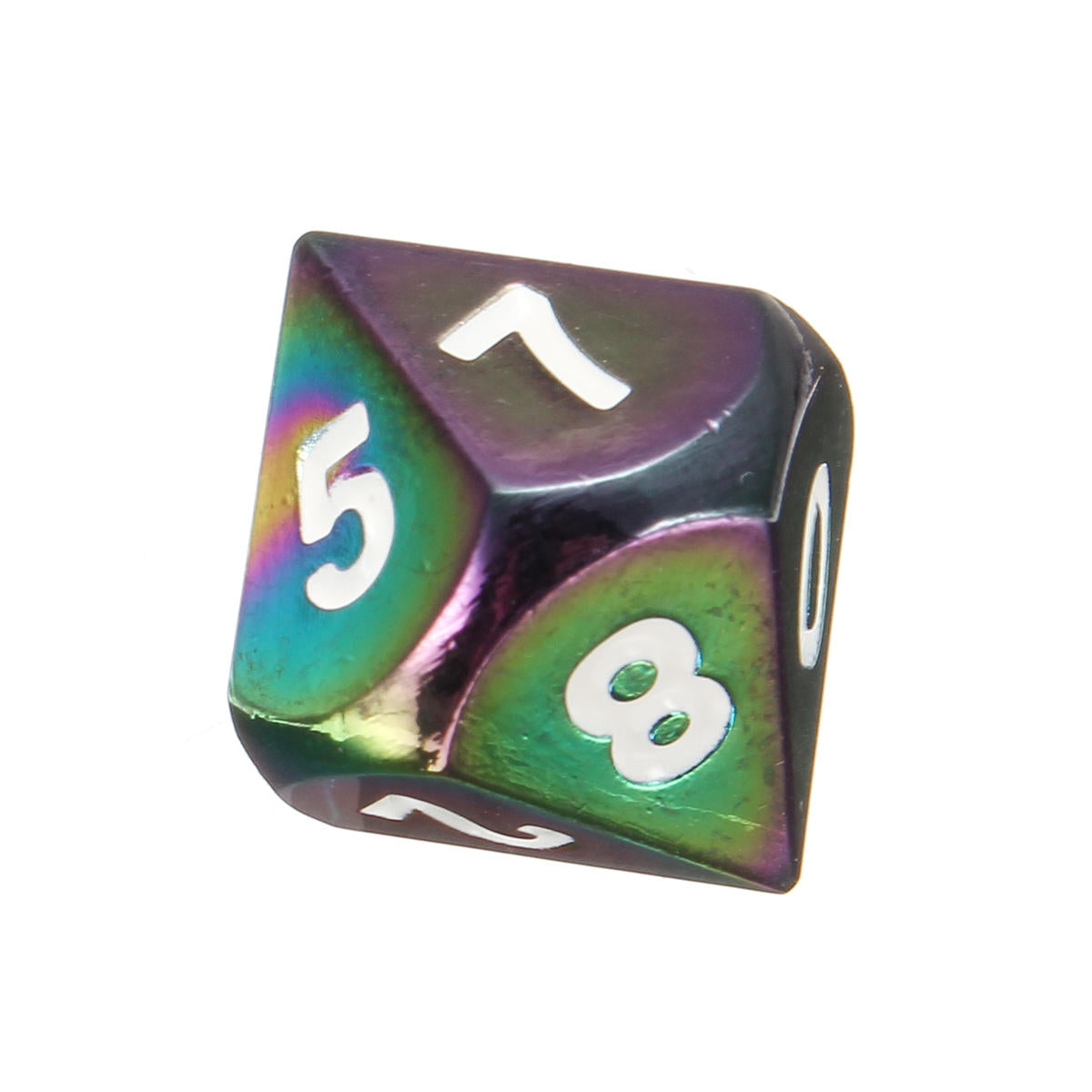7 stuks colorful zinklegering polyhedral dice set bordspel multisided dobbelstenen gadget: