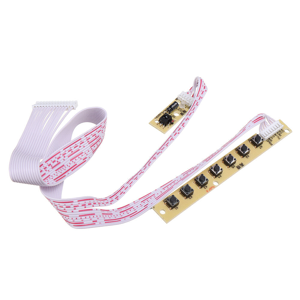 digitaal signaal m3663.03b dvb-t2 universele lcd tv-controller driver board tv / pc / vga / hdmi / usb + 7 sleutelknop + 2ch 6bit 30 pins lvds kabel + 1 lampomvormer