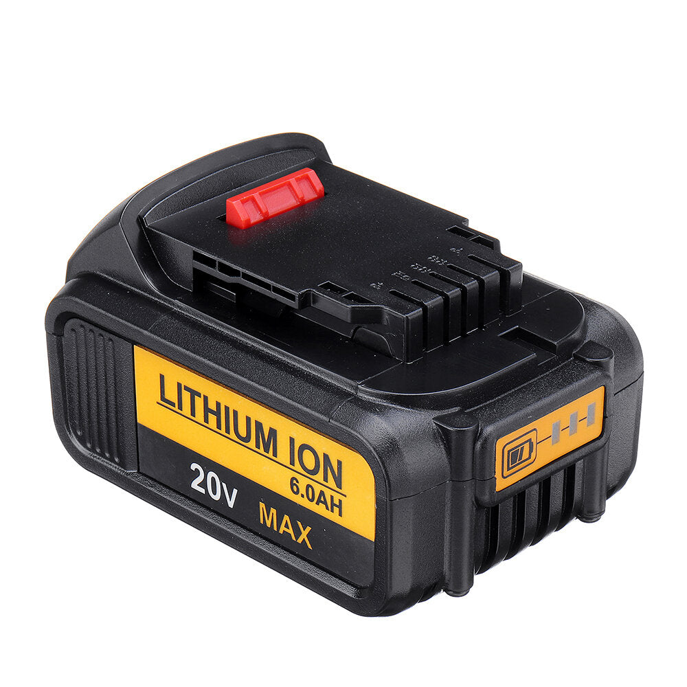 20v 6.0ah vervangbare power tool batterij vervanging voor dew dcb200 dcb180 dcb181 dcb182 dcb184 dcb201 dcb203 dcb204 dcb205 xr draadloze batterij power tool