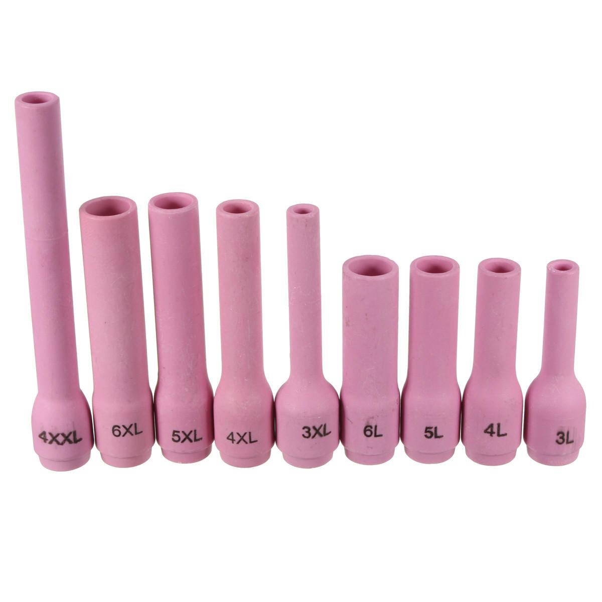 46 stuks tig gas lens collet body diverse maat kit voor tig lastoorts sr wp9 20