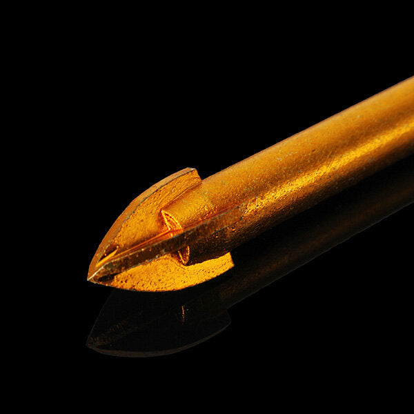 6 mm schacht titanium carbide glas boor cross spear point head boor