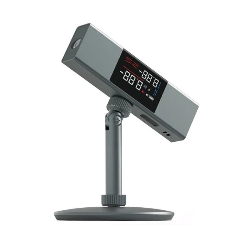 atuman 1/4 inch laser level liniaal plastic beugel gradenboog inclinometer hoek maatregel stand base