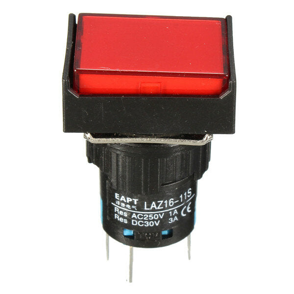 dc 24v drukknop zelfreset momentary switch led light