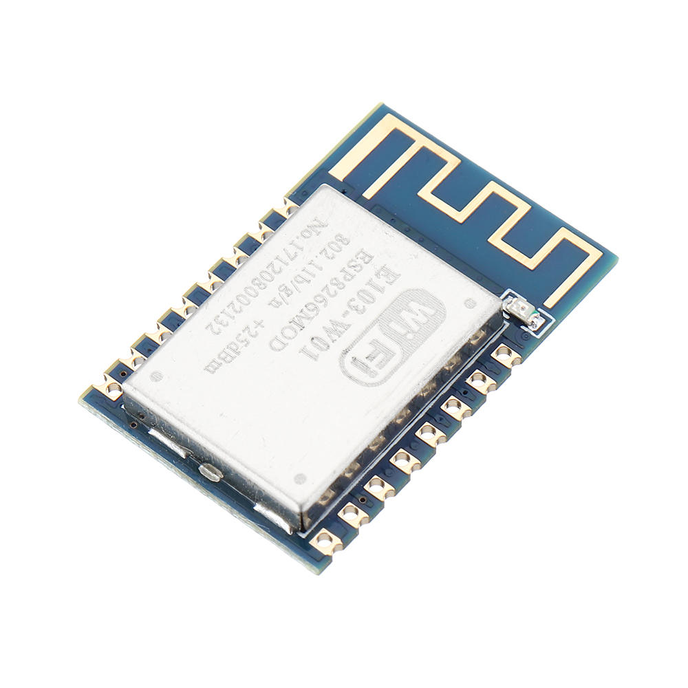 e103-w01 wifi esp8266ex 2.4 ghz 100 mw pcb-antenne iot uhf draadloze transceiver esp8266 zender en ontvanger rf module