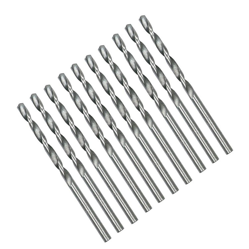 10 stuks 0.5-3.0mm boor hss ronde schacht spiraalboor gereedschap voor houtbewerking reparatie tool