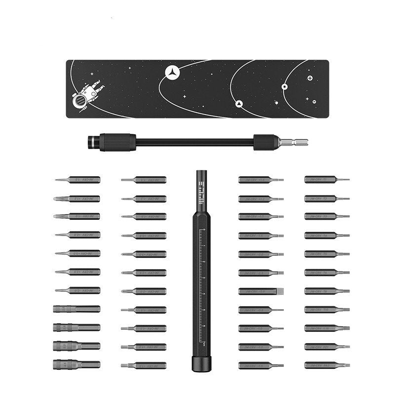 jakemy jm-8180 47 stuks precisie schroevendraaier set batch hoofd reparatie demontage gereedschap voor telefoon pc game player