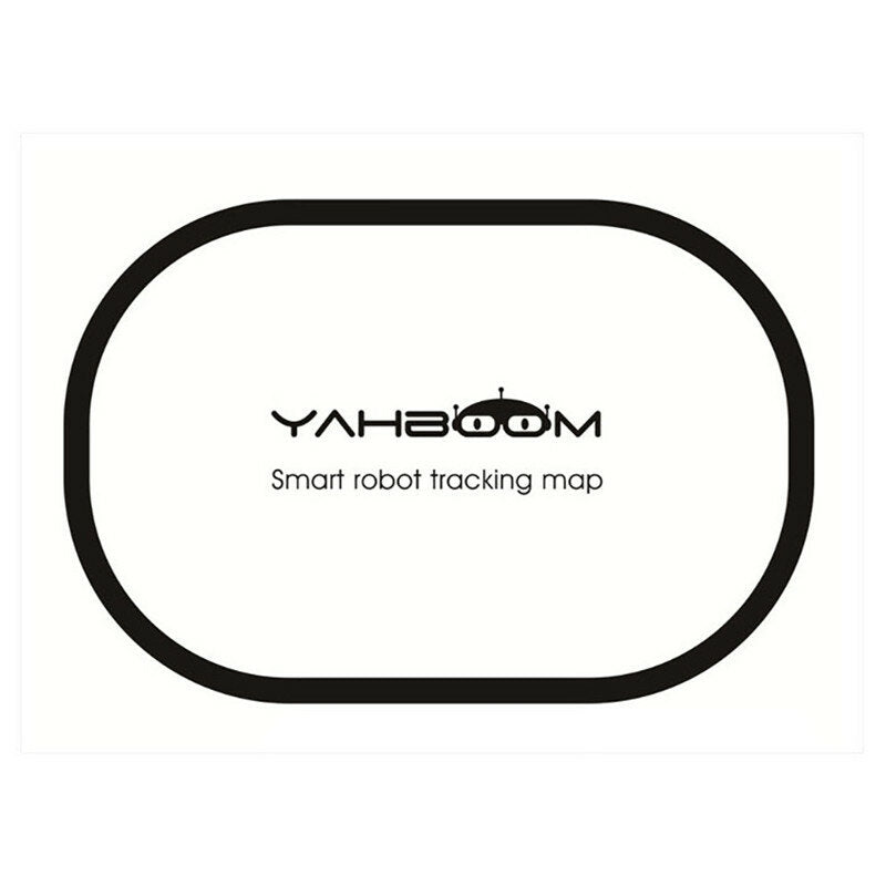 yahboom tracking map smart car tracking track patrol tracking track infrarood zwart-witte lijnkaart