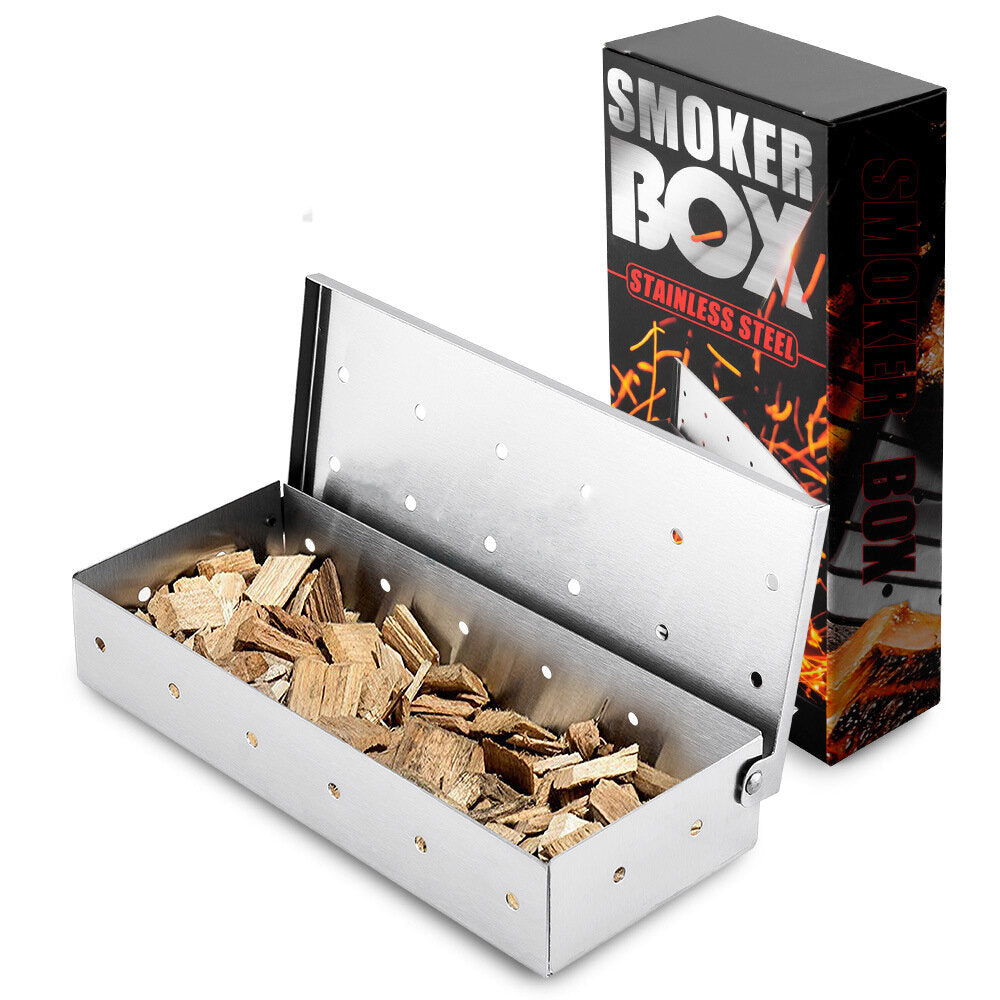 houtsnippers voor binnenshuis bbq grill accessoire-instrument met vleesinjectie