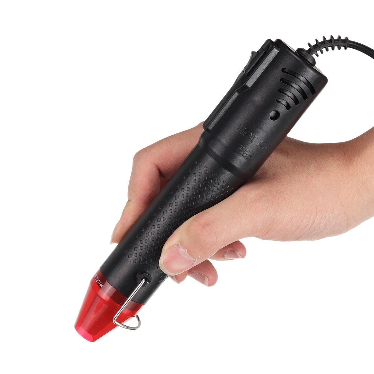eu/us plug mini heteluchtpistool soft keramische krimpfolie quick setting tool rubber stempel dhz bolle poeder verwarming heteluchtpistool