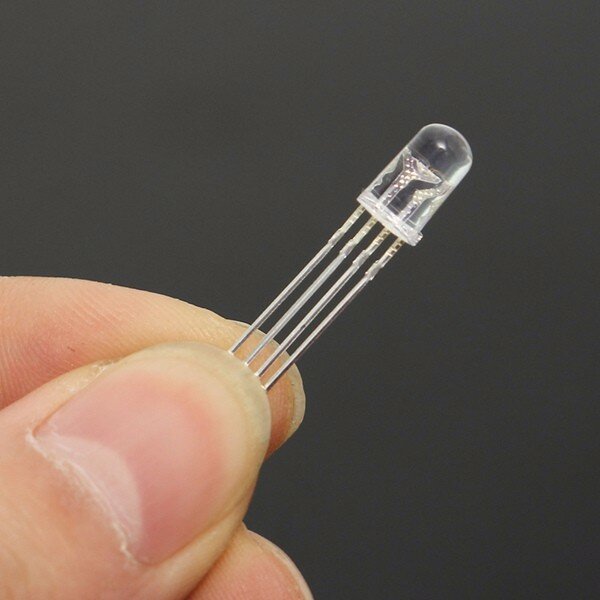 50 stuks led rgb gemeenschappelijke kathode 4-pin f5 5 mm diode