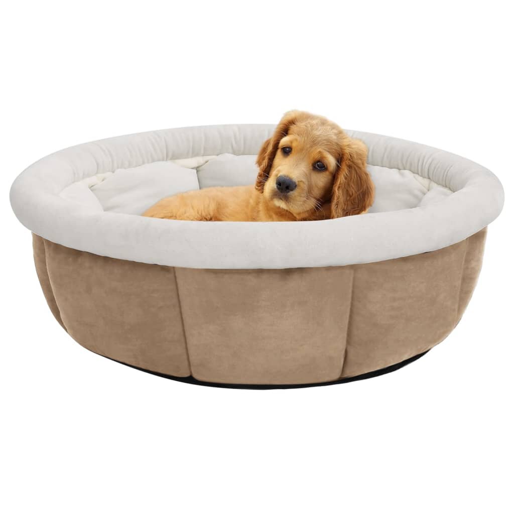 hondenmand 59x59x24 cm beige