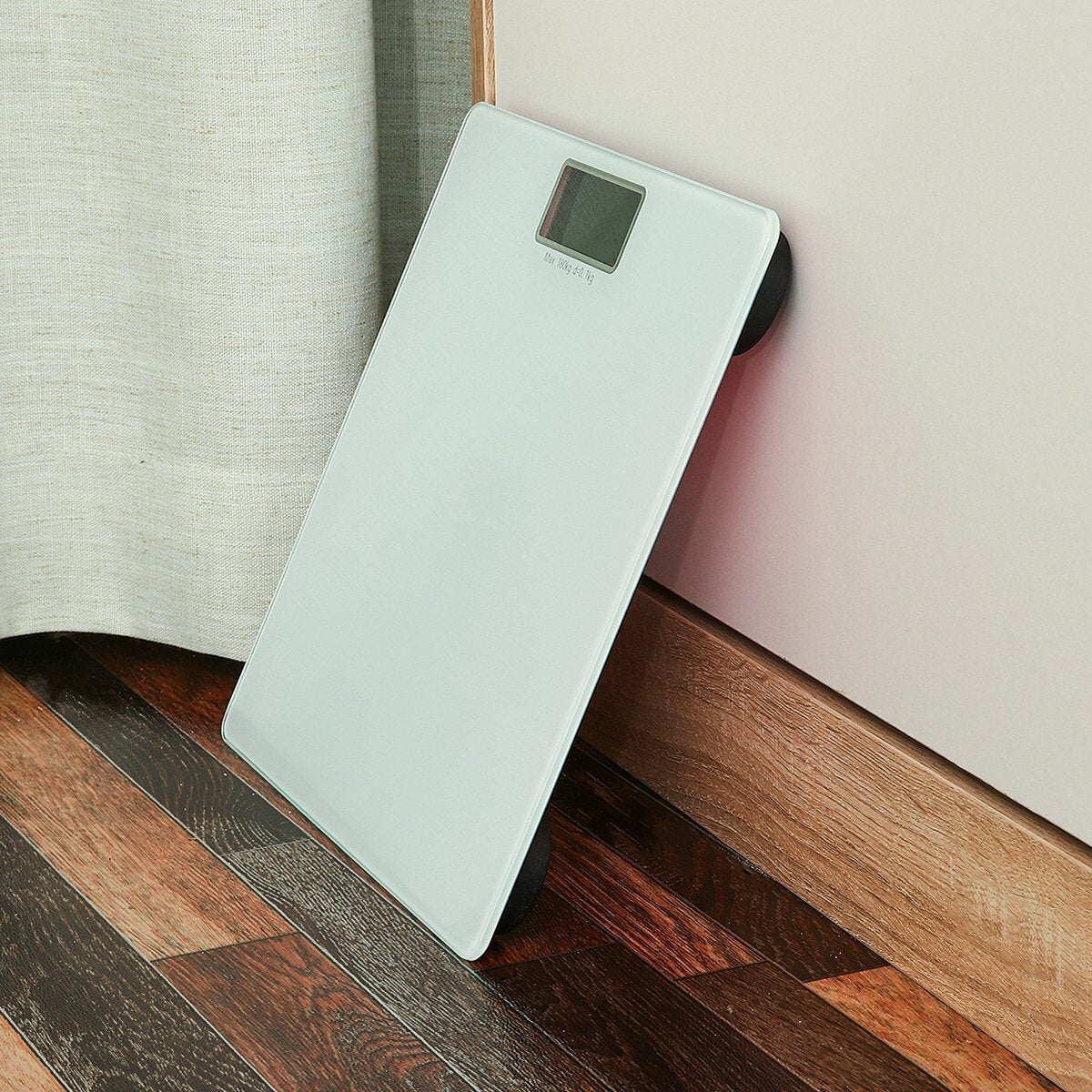 180kg lcd digitale lichaamsvetweegschaal gehard glas fitness gezondheidsbalans