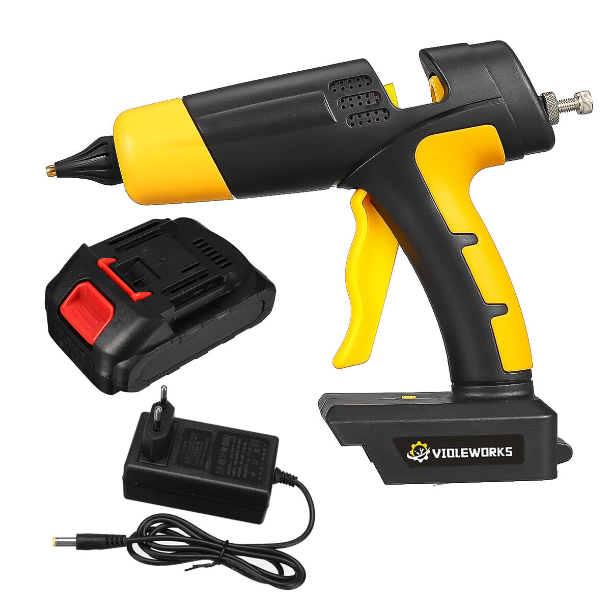 21v hot melt lijmpistolen draadloze oplaadbare hot lijm applicator home improvement diy
