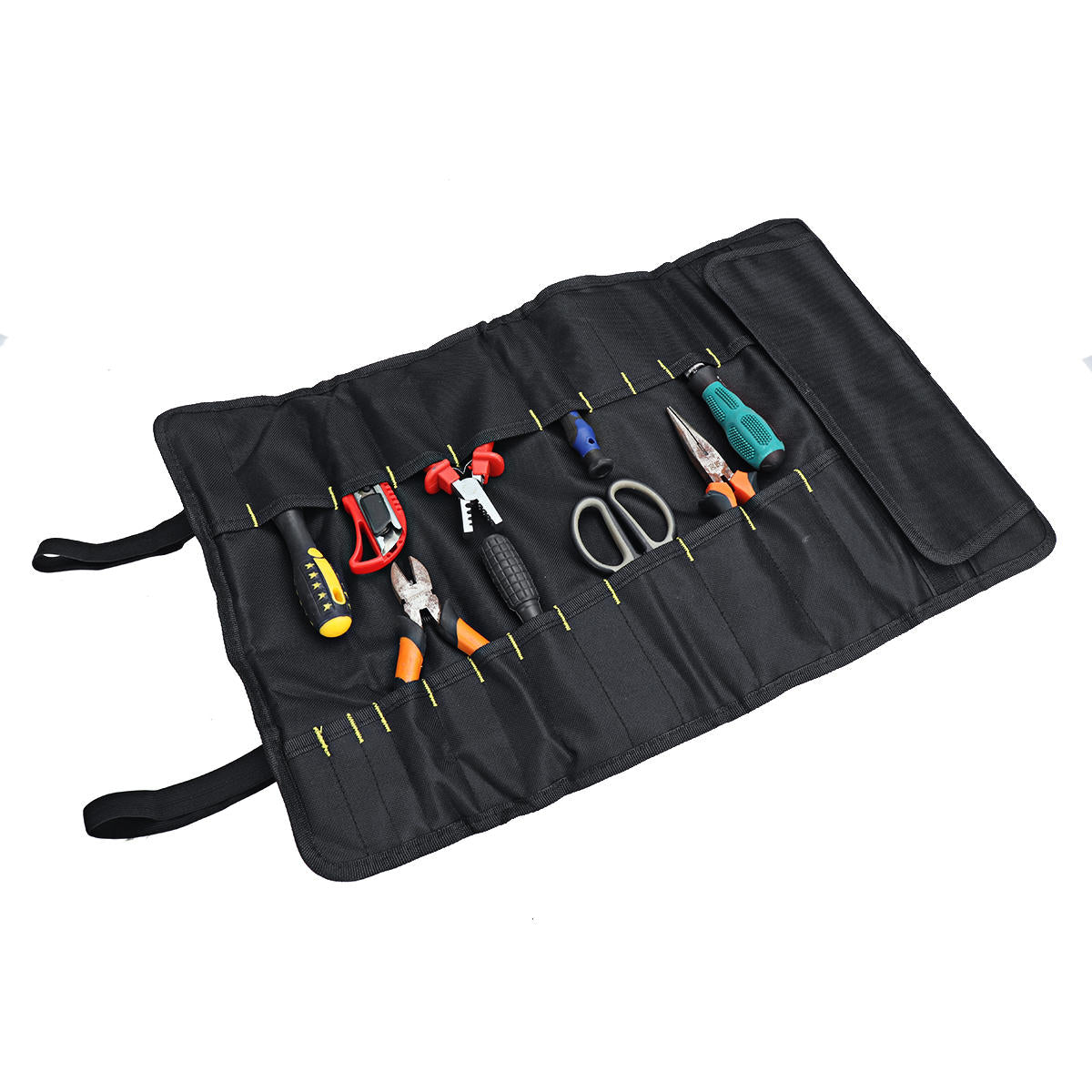 draagbare oxford 22 pocket tool roll steeksleutel opvouwbare tool opbergtas