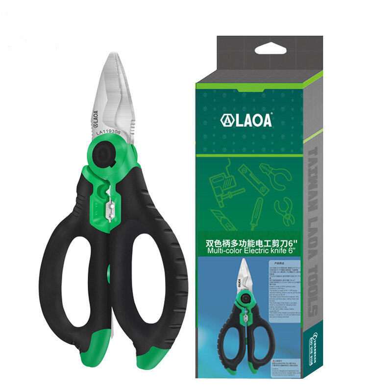 laoa 6 /7 draadknipper elektricien schaar crimpper roestvrij draad stripper krimptang