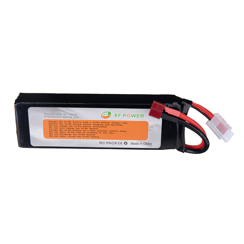 xf power 11.1v 5000mah 35c 3s lipo batterij t deans plug met xt60 adapter plug voor rc drone