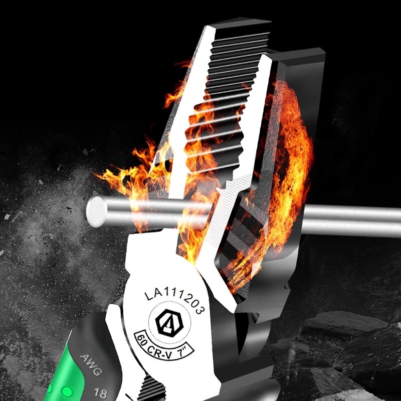 1 stuks laoa 7inch multifunctionele zijtang draadknipper lange neus tang side cutter kabelschaar elektricien professioneel gereedschap