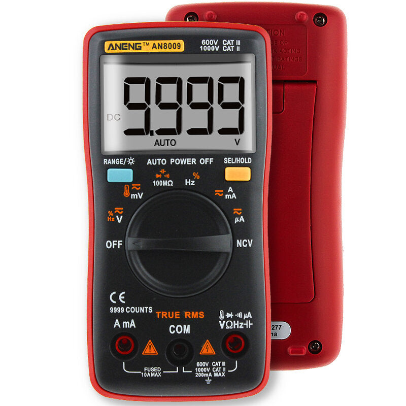 aneng an8009 true rms ncv digitale multimeter 9999 telt achtergrondverlichting ac dc stroomspanningstester