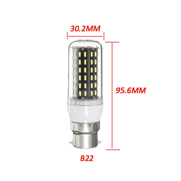 e27/e14/e12/b22/g9/gu10 led-lampje 6w smd 4014 96 600lm zuiver wit/warm wit maanlicht lamp ac 220v