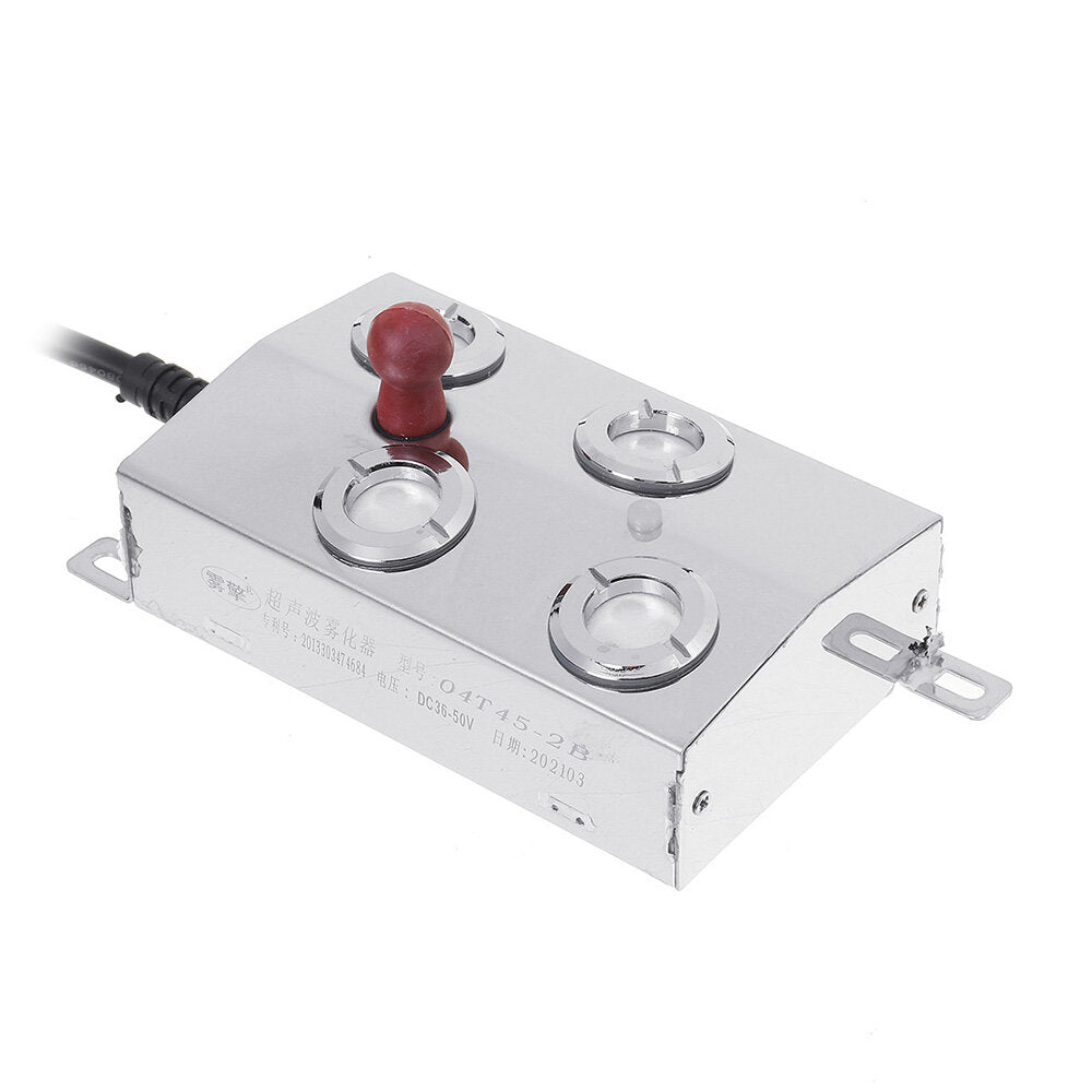 dc 48v 4 hoofd luchtbevochtiger ultrasone industriële mist maker fogger fog maker voor paddestoel fokkerij kas voor hydrocultuur