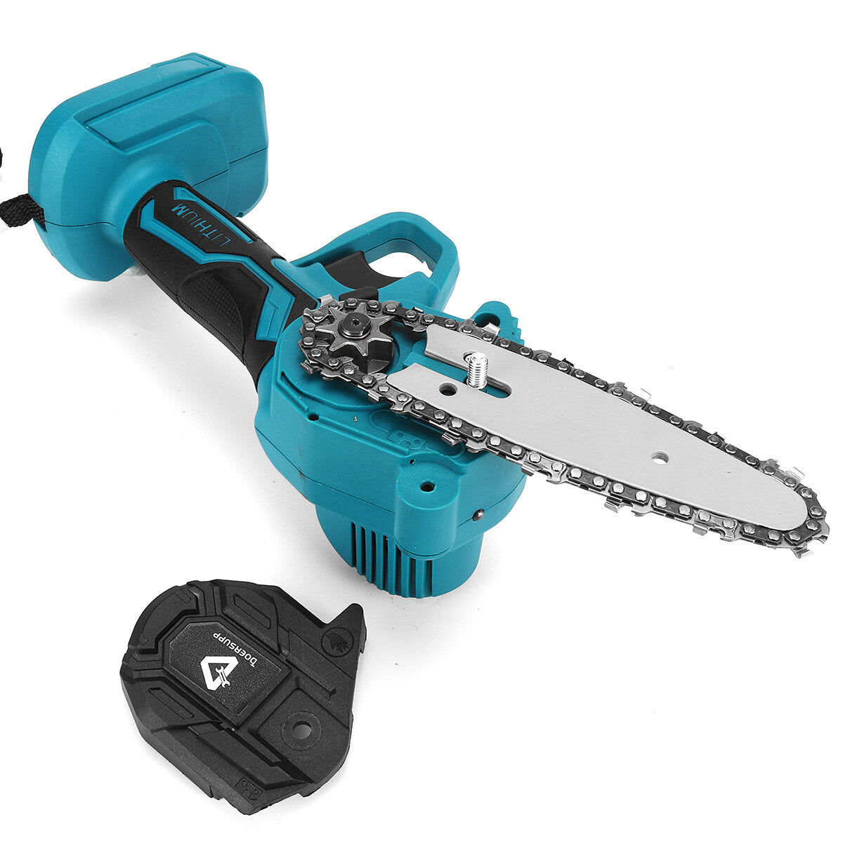 draagbare 4-inch oplaadbare mini elektrische kettingzaag elektrische zagen met één hand voor het zagen van snoeihout werkgereedschap aangepast aan maakita-batterij