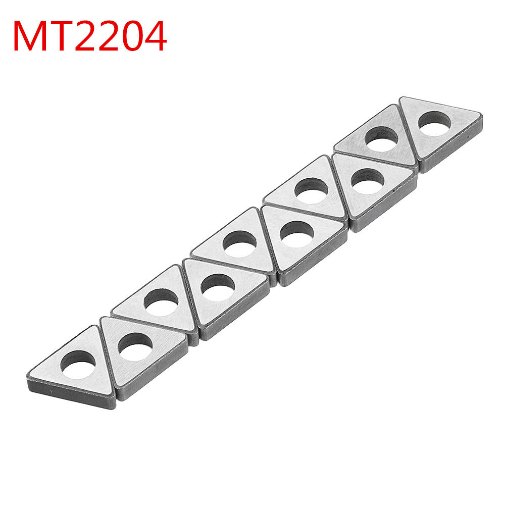 10 stuks carbide shim accessoires cutter pad mt1603 / mt1604 / mt2204 voor cnc draaibank gereedschap tnmg16 tnmg22 inserts