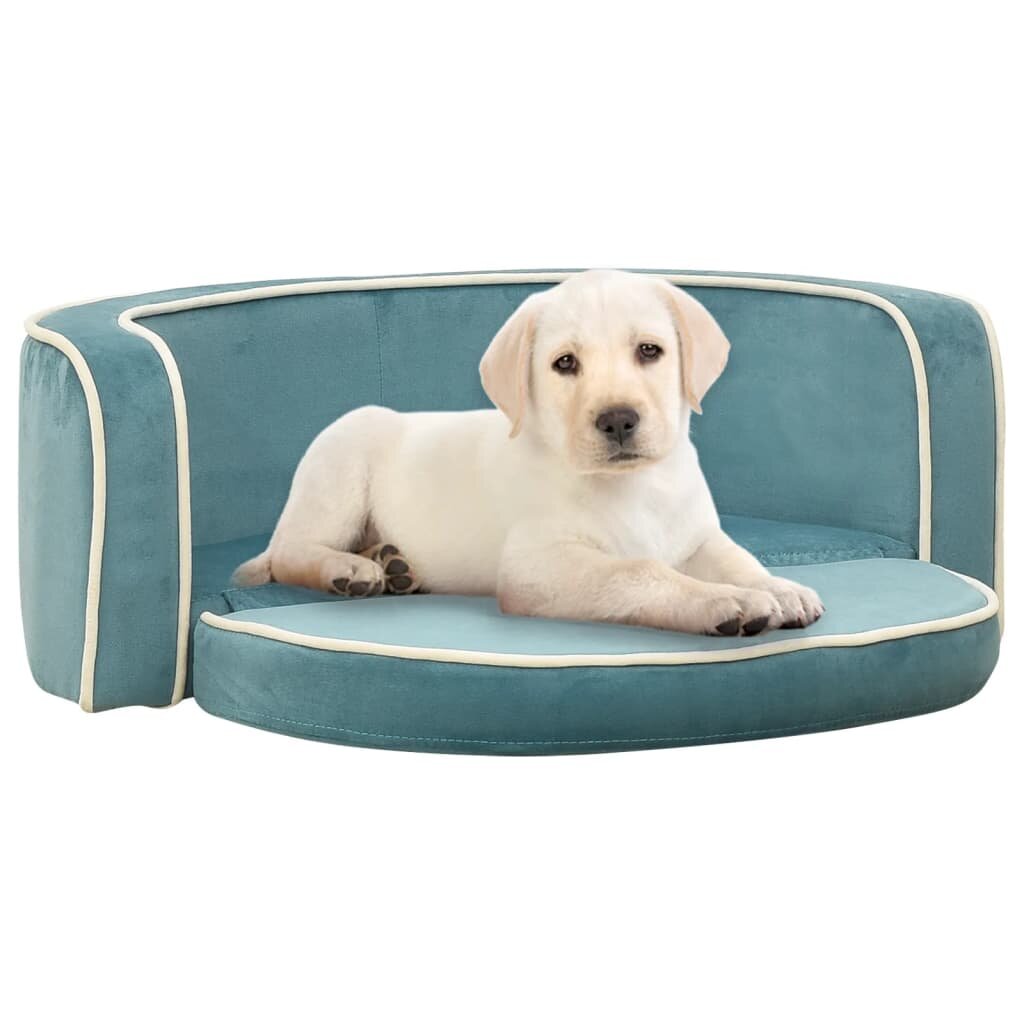 hondensofa opvouwbaar 73x67x26 cm pluche turquoise
