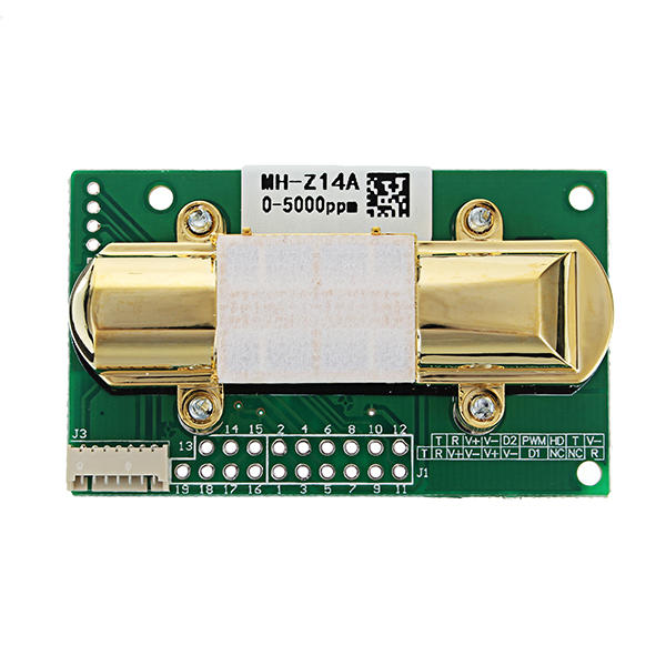 ndir co2-sensor mh-z14a pwm ndir infrarood kooldioxide-sensormodule seriële poort 0-5000ppm-controller