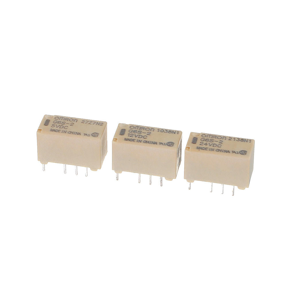 5 stuks g6s-2 5vdc 12vdc 24vdc relaismodule 2a 250vac / dc220v 8pin