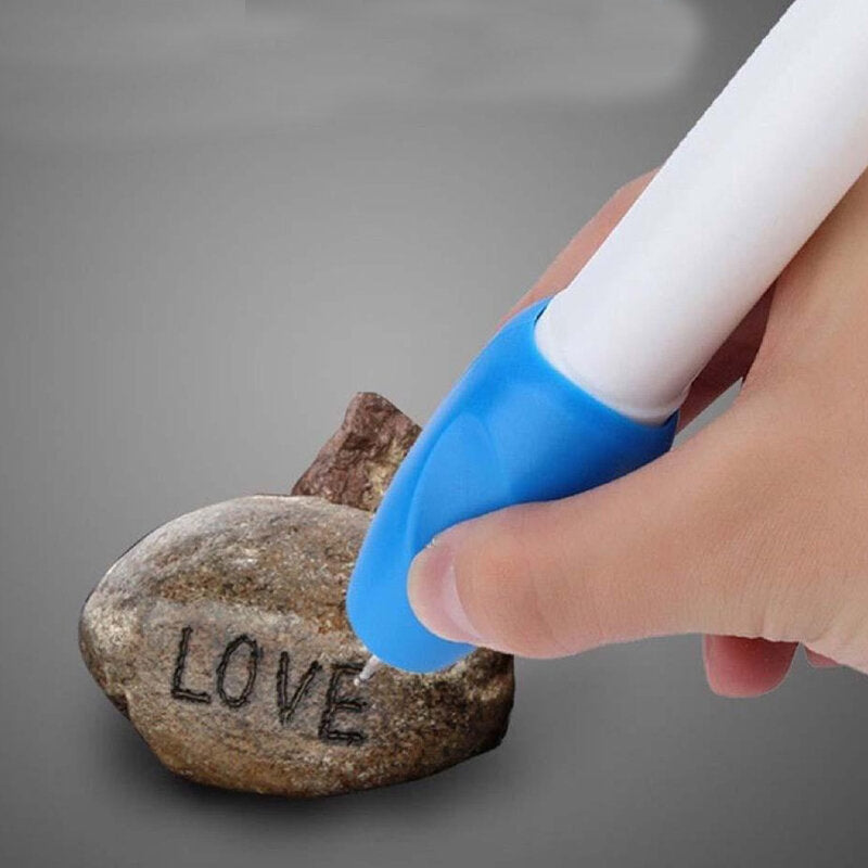 1 stuks mini zonder batterij graveren pen elektrische sieraden glas hout graveur carving mobiele telefoon shell machine tool gegraveerde pennen dhz kunstwerk